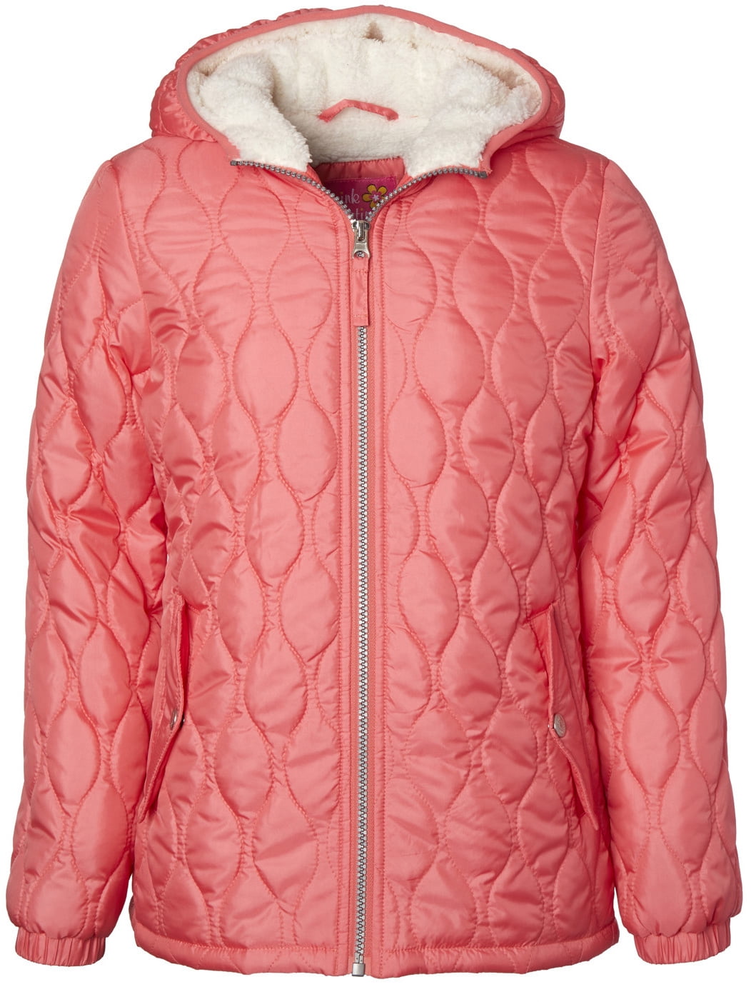 Pink Platinum Pink Platinum Sherpa Lined Quilted Jacket (Toddler