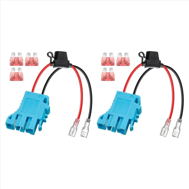 2X 12 AWG Wire Harness Connector Replacement Compatible with Peg-Perego 12V SLA Battery Ride on Vehicle Riding Toys