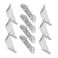 thumbnail image 4 of Raindrops 15 Sets Stainless Steel Wall Mount Corner Braces for Furniture Assembly and Home Improvement Projects, 4 of 8