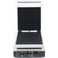 thumbnail image 3 of Commercial 2KW Waffle Maker Stainless Steel Non-stick Waffle Baking Machine 110V, 3 of 8