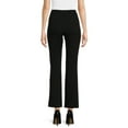 thumbnail image 4 of Time and Tru Women's Flare Ponte Pants, 2-Pack, 30" Inseam for Regular, Sizes XS-XXL, 4 of 5