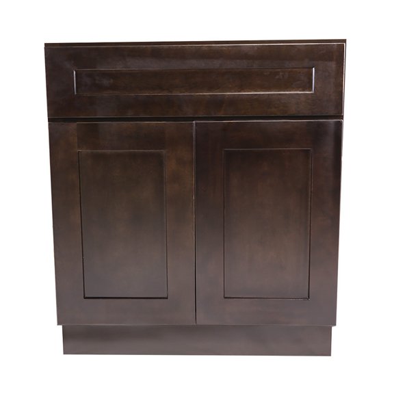 Design House 613661 Brookings Fully Assembled Shaker Style Base Kitchen Cabinet 30x34.5x24, Espresso