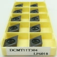 thumbnail image 2 of Carbide Inserts 10Pcs Dcmt11T304 Lf6018 Carbide Inserts for Stainless Steel Turning High Durability And Tight Tolerance, 2 of 8