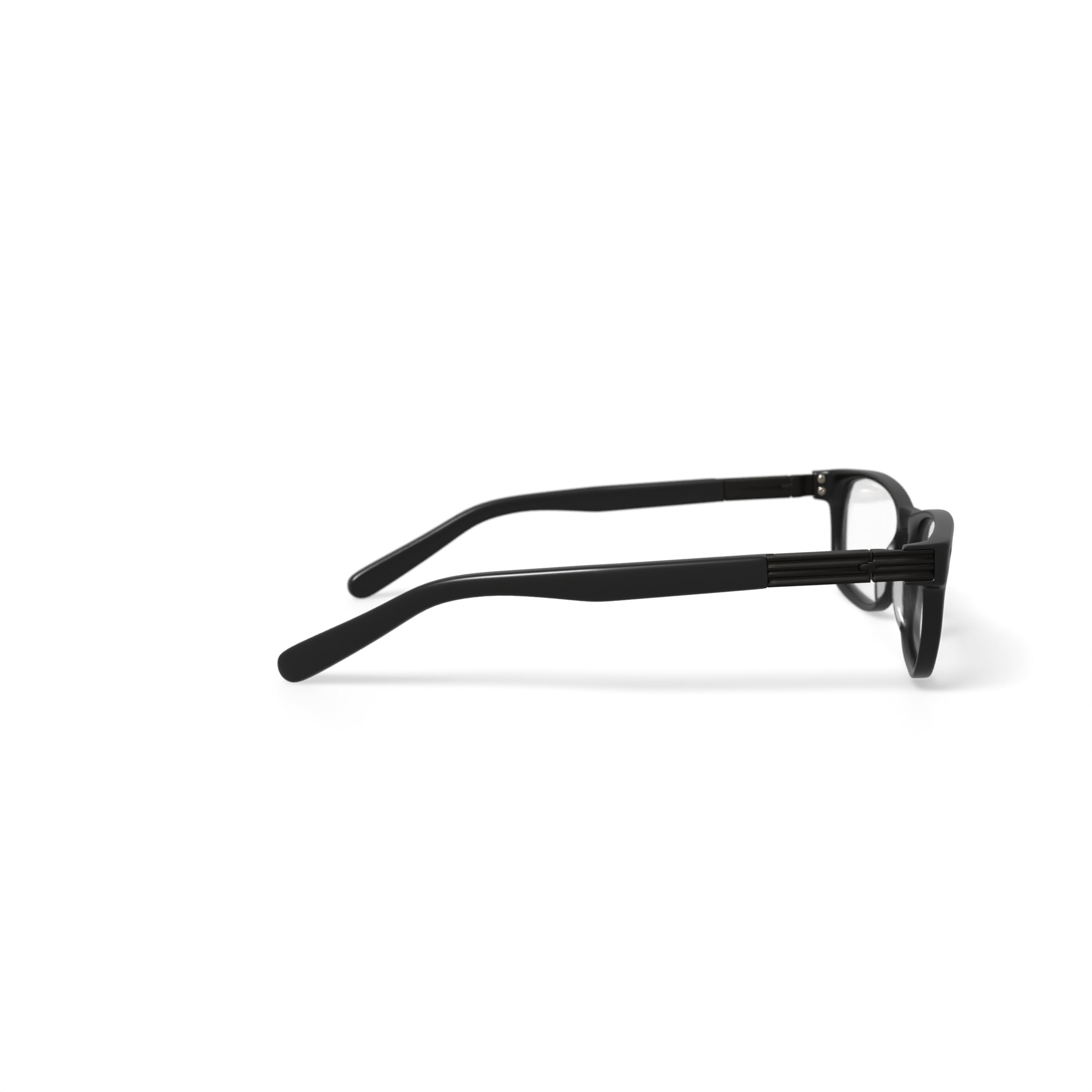 Adolfo Youth Breakaway Square Prescription Eyeglasses with Case, Black