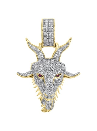 Diamond goat pendant store