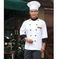 thumbnail image 2 of Uniforme de Cocinero, Chaqueta Man para de Restaurante Otros Trabajos de Cocina Macarena Chef Jacket Uniforme para hombres, 2 of 8