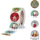 thumbnail image 1 of 1000 Pcs Christmas Stickers, 2 Rolls 1.0" Round Stickers - Self-Adhesive Christmas Tags & Gift Labels for Kids Presents, 1 of 2
