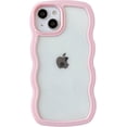 thumbnail image 6 of Cute Curly Wave Frame Shape Shockproof Soft Compatible with iPhone Case (White,iPhone Xs Max), 6 of 6