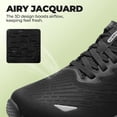 thumbnail image 3 of Women's Walking Shoes Cushion Running Tennis Comfortable Arch Support Breathable Lightweight Gym Workout Athletic Fashion Sneakers, 3 of 8