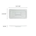 thumbnail image 2 of Excellante Third size solid cover for polycarbonate food pan, NSF certified, comes in each, 2 of 2