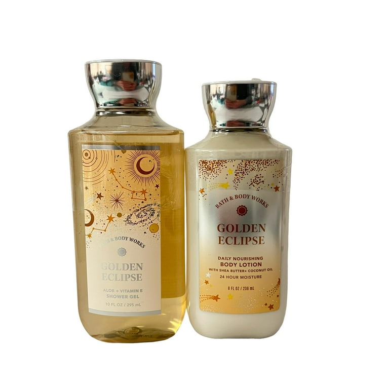 Bath & Body Works Golden Eclipse Body Lotion & Shower Gel Set