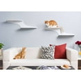 thumbnail image 2 of The Refined Feline, Cat Clouds Cat Shelf, White, Left Facing, 2 of 2