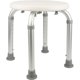 thumbnail image 5 of Taburete de ducha redondo con asiento regulable en altura, color blanco, 5 of 6