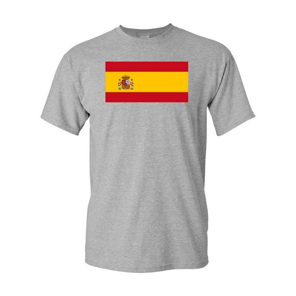 Spain Country Flag Adult DT T-Shirt Tee