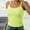 Light Green1, variant on SHITINN Women Spaghetti Strap Neck Ribbed Tank Tops Slim Fitted Camisole Basic Sleeveless Layering Shirts 5 Way Bra Crop Tops with Designs 4x for Women Athletic Tops for Women Pack Birthday Top for