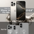 thumbnail image 2 of JETech Soft Clear Case for iPhone 16 Pro Max 6.9-Inch, Camera Lens Full Protection, Compatible with MagSafe Wireless Charging, Shockproof Electroplated TPU Phone Cover (Natural Titanium), 2 of 6