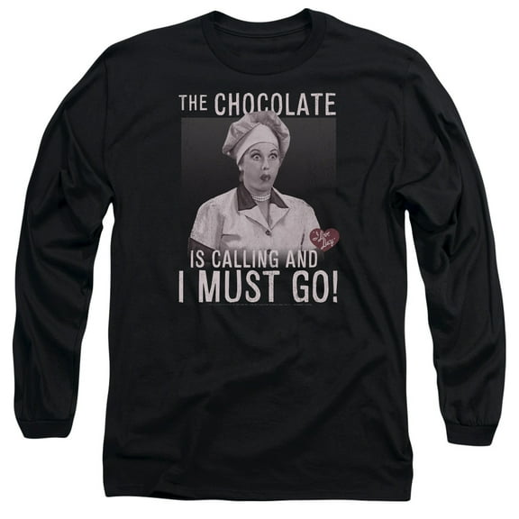 I Love Lucy - Chocolate Calling - Long Sleeve Shirt - X-Large