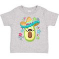 thumbnail image 3 of Inktastic Cute Avocado in Sombrero Cinco De Mayo Boys or Girls Toddler T-Shirt, 3 of 5