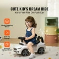 thumbnail image 4 of KFFKFF Push and Ride Toy for Young Children, Suitable for 1-3 Years, Racer Design, Transition from Sitting to Standing, Traditional Children's Riding Toy with Musical Steering Wheel, 4 of 9
