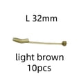 thumbnail image 2 of Mosiee 10Pcs D Rig Kicker Carp Rig Terminal Tackle Hook Line Aligners Anti Tangle Rubber Green, Black, Brown Fishing Tool Parts, 2 of 9