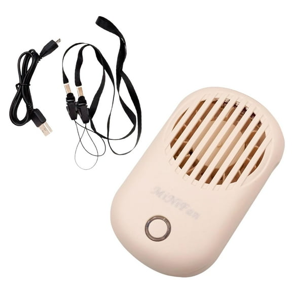 Ventilador Mini jinwen Portátil Recargable Beige