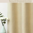thumbnail image 5 of DriftAway Pinch Pleat Blackout Curtains 84 Inches Long Linen Curtains 2 Panels Set Faux Linen Textured Curtains for Bedroom Living Room Thermal Insulated Privacy Back Tab Window Drapes 30x84 Beige, 5 of 8