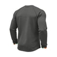 thumbnail image 3 of Men's Hello Darkness My Old Friend Long Sleeve Crew Neck Graphic Sweatshirt, 3 of 5