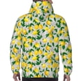 thumbnail image 7 of Fotbe Men's Hoodie with Lemon1 Pattern - Kangaroo Pocket Pullover Hooded Sweatshirt, Perfect for Daily Wear, Travel, and Home-Small, 7 of 7