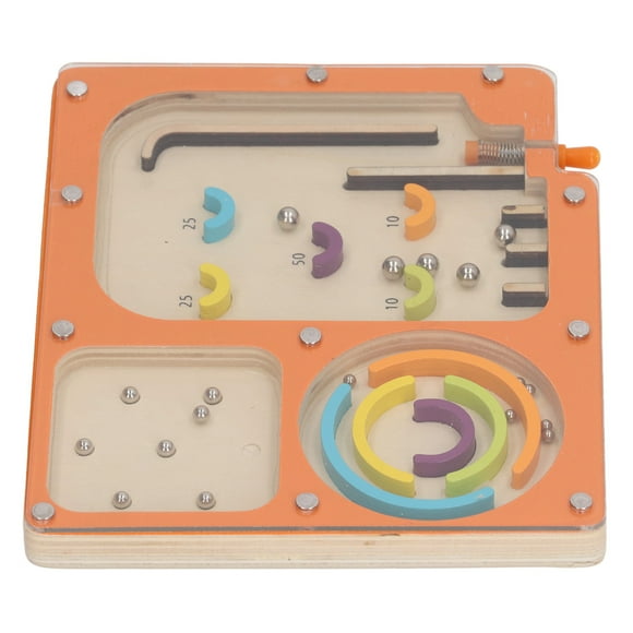 Pinball Maze Game, Handheld Pinball Game Bright Color For Home L