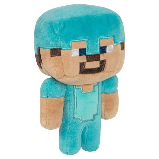 Peluche - Minecraft - Happy Explorer Diamond Steve 7 Nouveau