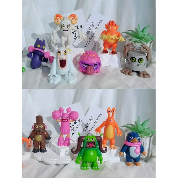 13 Pieces My Singing Monsters Wubbox Figures Toys Garten Banban Cute Kawaii Cartoon Dolls Gift Toys for Children