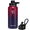 Red Black Gradient, variant on GEDUX 32oz Insulated Stainless Steel Water Bottle with 2 Leak Proof Lids(Spout Lid and Straw Lid) Wide Mouth Powder-Coated Water Bottle for Sports and Travel, Red Black Gradient