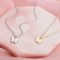 thumbnail image 3 of IEFSHINY Initial Butterfly Necklaces for Women Initial Butterfly Necklace Jewelry Birthday Gift Wedding Gifts for Women, 3 of 4
