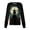 BlackB&01#0706F, variant on S-5XL Halloween Women Scrub Jacket Witch Graphic Nurse Uniform Pumpkin Ghost Snap Front Fall Workwear Women with Pocket Purple 4XL