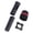 Black, variant on Soft Silicone Microphones Handle Sleeve with AntiSlip Grip for Concerts, Meetings, and Home Karaoke