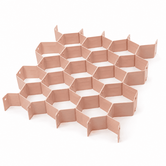 Underwear Drawer Dividers Adjustable Clothes Organizer DIY Plastic Grid Honeycomb Drawer Divider