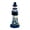 B, variant on Wooden Lighthouse Figurine, Handmade Nautical Lighthouse Beach Decoration, White Blue Coastal Tabletop Decor for Home, Living Room