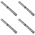 thumbnail image 1 of 4 Pcs Diy Sewing Seam Gauge Ruler, Sliding Gauge Sewing Measuring Tool, Edge Measuring Button Ruler for Patchworking, 1 of 5