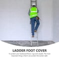 thumbnail image 4 of Pawsdot 2Set Ladder Foot Rubber Pads Ladder Bumpers Black for Construction, 4 of 5