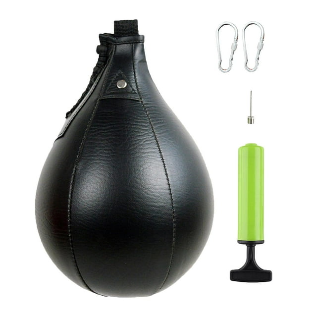 Bolsa de Boxeo DYNWAVEMX PU Speedball Resistente Negro