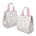 thumbnail image 2 of Pioneer Flower Floral Print Pattern Insulated Lunch Bag for Women & Adults,Large Portable Soft Cooler Lunch Bag,Thermal Food Storage Tote with Pearl Cotton,8.66L,8.75x5.75x9.5 Inch, 2 of 6