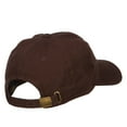 thumbnail image 4 of Rasta Leaf Flag Embroidered Unstructured Cap - Brown OSFM, 4 of 5