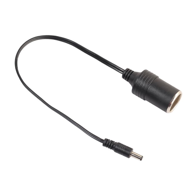 Cable hembra de CC 5,5 x 2,1 mm para encendedor de cigarrillos de coche Ehuebsd