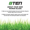 thumbnail image 7 of LawnRAZOR High Lift Blade for Simplicity 36 inch 1772335 4 Pack 810-CBL2330D, 7 of 7