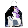 thumbnail image 1 of Snowman avec Bearded Collie Tablier - 27 x 31 Po., 1 of 1