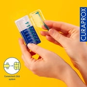 Curaprox CPS 06 Prime Refill Blue, 8-Pack Interdental Brushes for Gentle Cleaning of Tight Gaps
