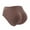 Brown, variant on Seductiva Clothing Women's Underwear Cotton Hipster Panties Women's Solid Color Detachable Pad Peach Shaping Underwear Pants