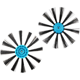 thumbnail image 1 of 1624772 Reemplazo de Cepillos de Borde para Wet & Dry, 2859J, 28599, 3115, 28597,2859W,2859T, 28596,2859Z, 1 of 5