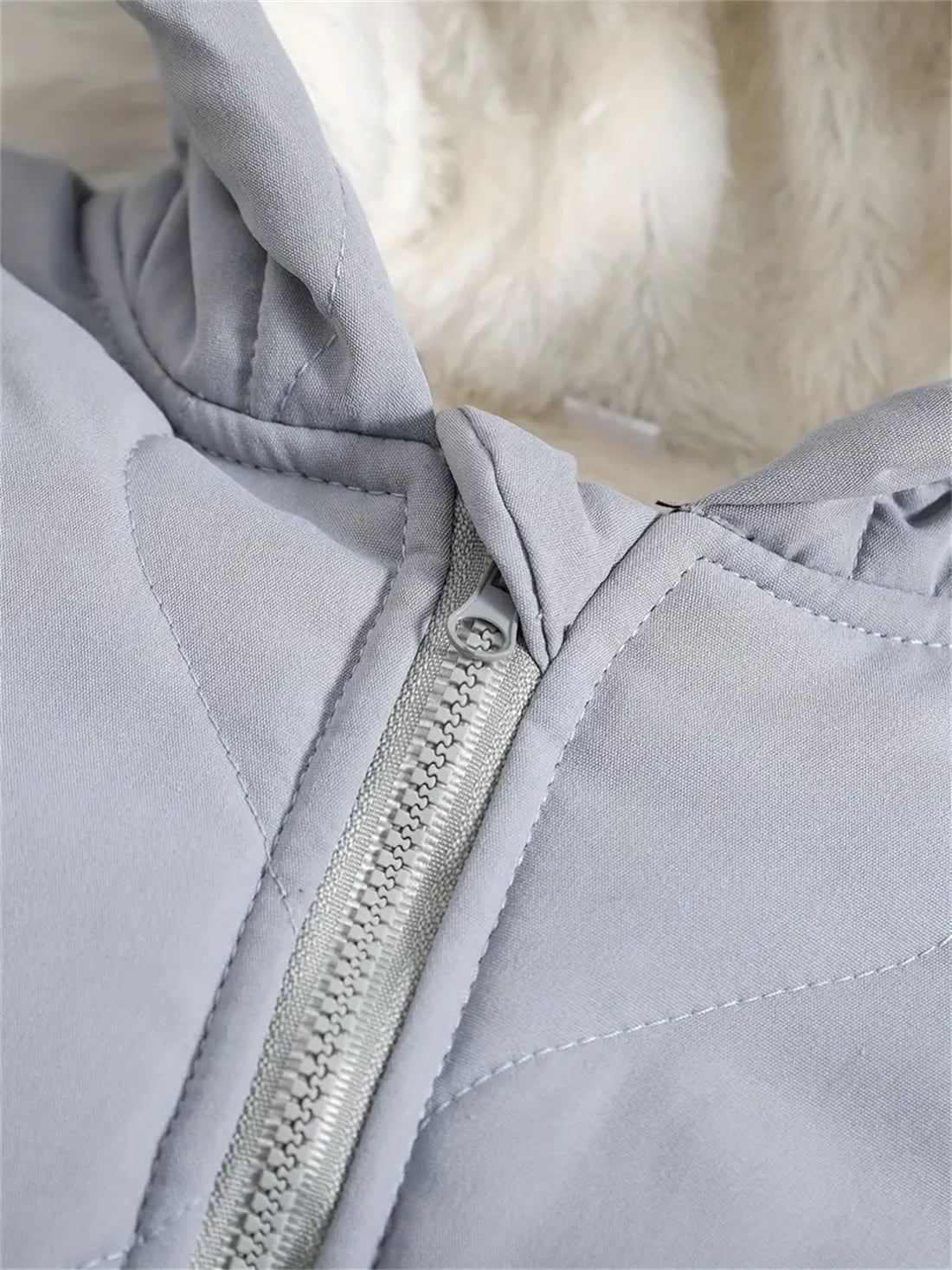 WIBACKER 3-24M Infant Hooded Thick Romper Long Sleeve Zipper Fleece Warm Winter Coat for Baby Toddler Boys Girls