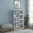 thumbnail image 3 of Ada Home Decor Keota Multiple Tier Open Shelf Modern Bookcase, White, 3 of 7